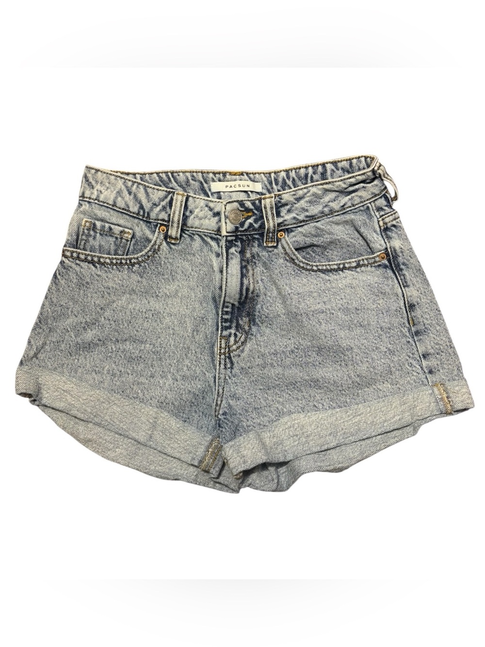 PacSun Light Wash Mom Jean Shorts